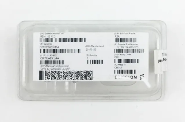 Compatible RDH 102 47/2 SFP Transceiver 1000BASE - LX 1310nm 10km SMF LC DOM for