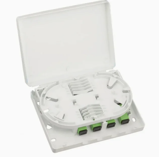 F309 4cores FTTH Indoor Mini Splice Enclosure for Fiber Optic Protection Box 2 Core Fiber 