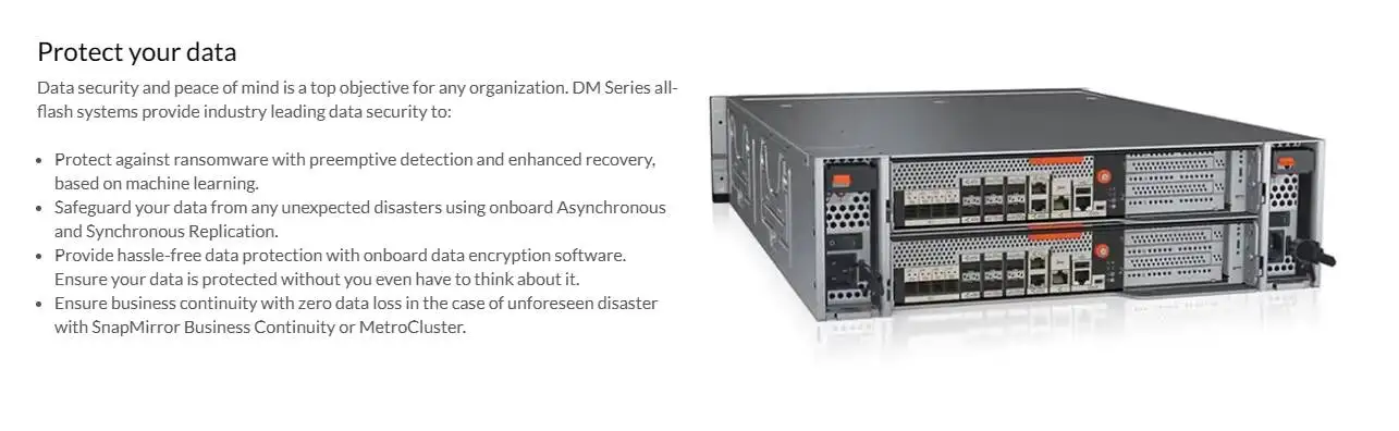 Durable Lenovo ThinkSystem DM5000F Storage All-Flash Array 3