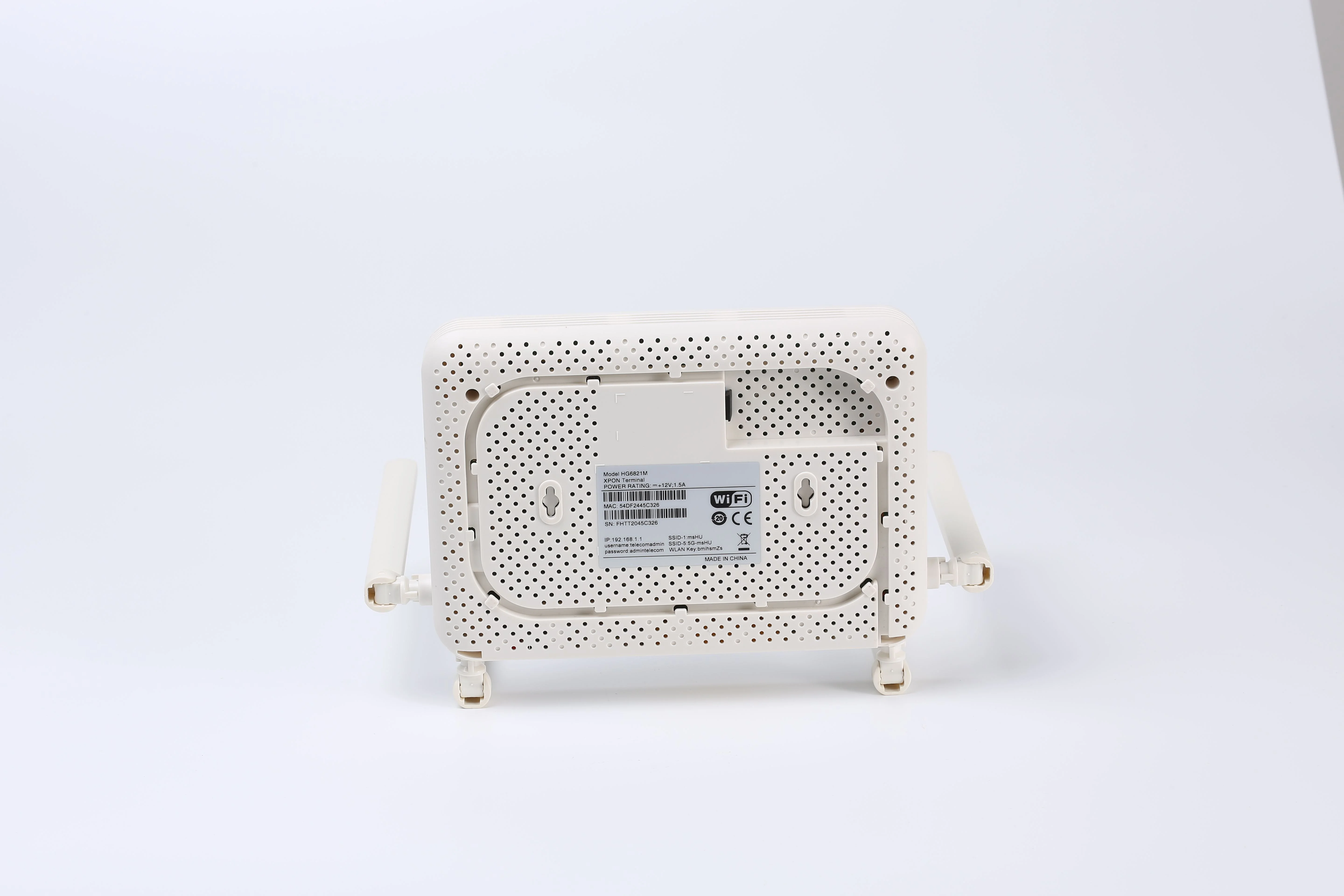 Dual Band WiFi ONU HG6821M XPON GPON EPON 4GE+1POTS+2USB+2.4G&5G AC1200 WiFi 5 Same As EG8145V5 F670L