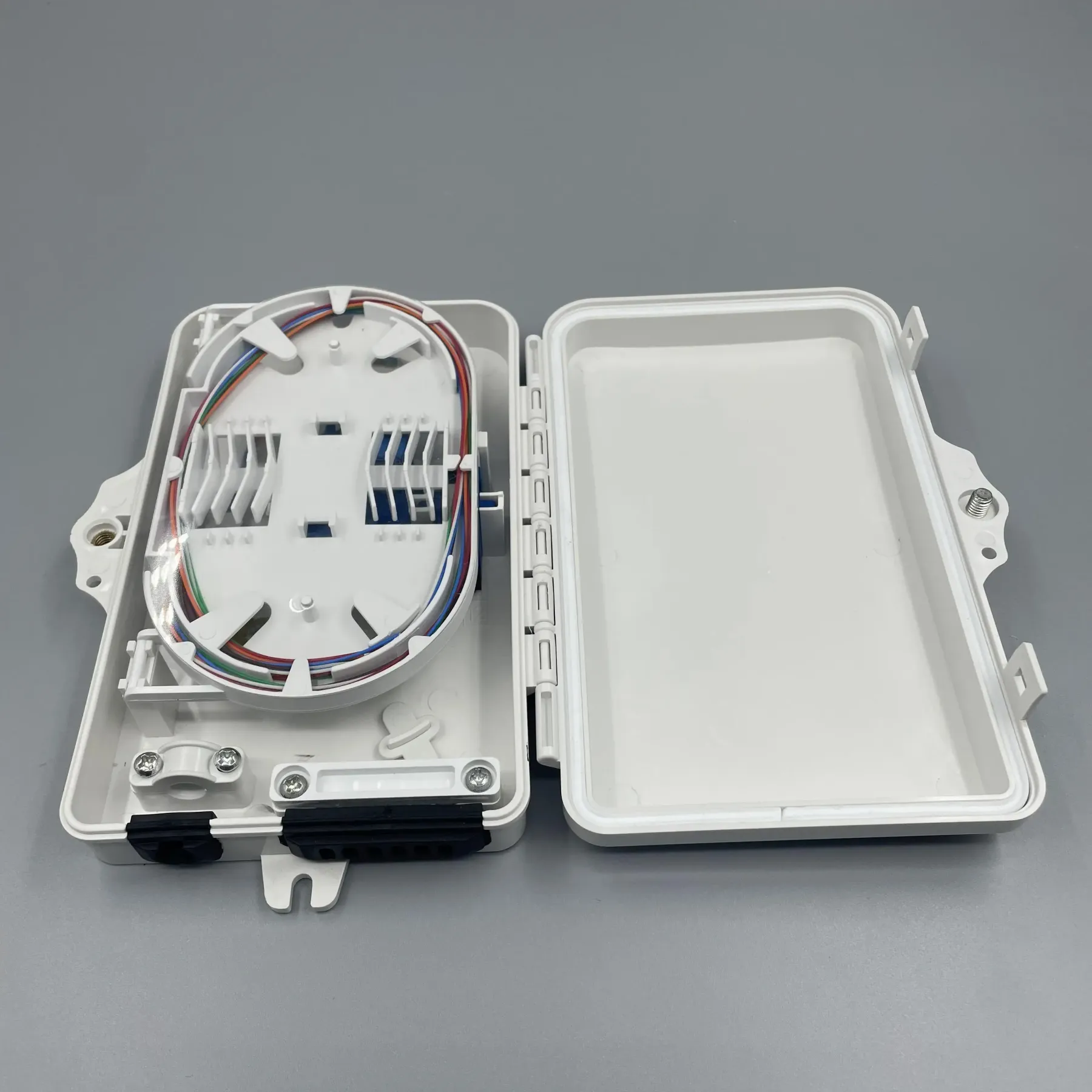 6 Core SC UPC Adapter Pigtail FTTH Fiber Optic Terminal Box Fiber Splitter  Box Ftth 6 Cor