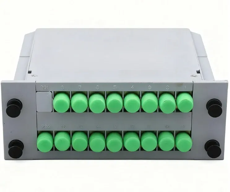 FC Series 1x8 / 1x16 Plug-in PLC Fiber Optic Splitter - Telecom Grade Singlemode Optical D
