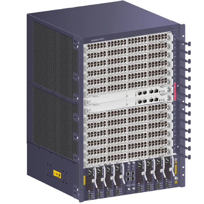HW Quidway S9312 Chassis PoE Supported 02113091 02113198 for S9300 and S9300E Series Core Switch 0