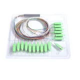 Mini 1M/1.5M 0.9mm PLC Optical Splitter 1x2 1x4 1x8 1x16 Fiber Splitter for G657A1 1260-16