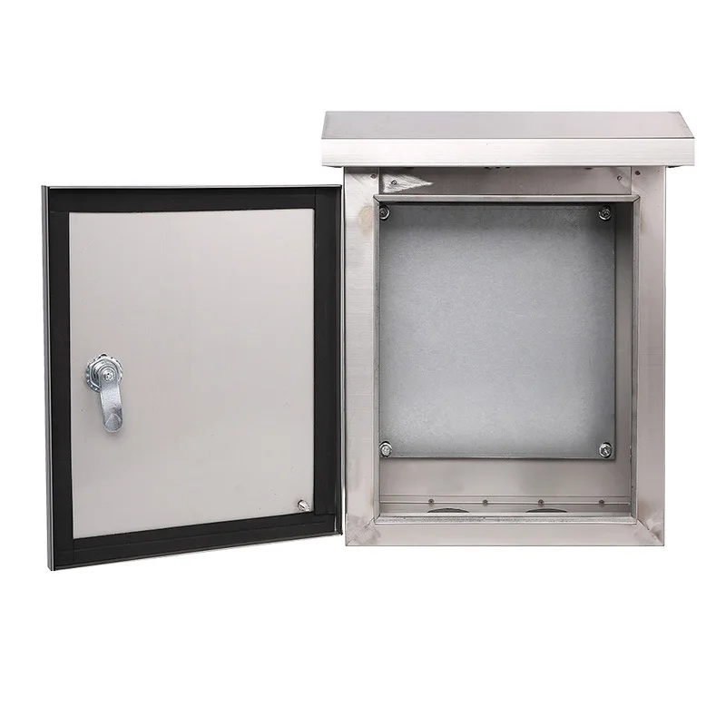 Outdoor Electric Control Stainless Steel IP65 Distribution Box 304 Galvanized Steel Waterproof Hoop Electronics Instrument-boxintelecom