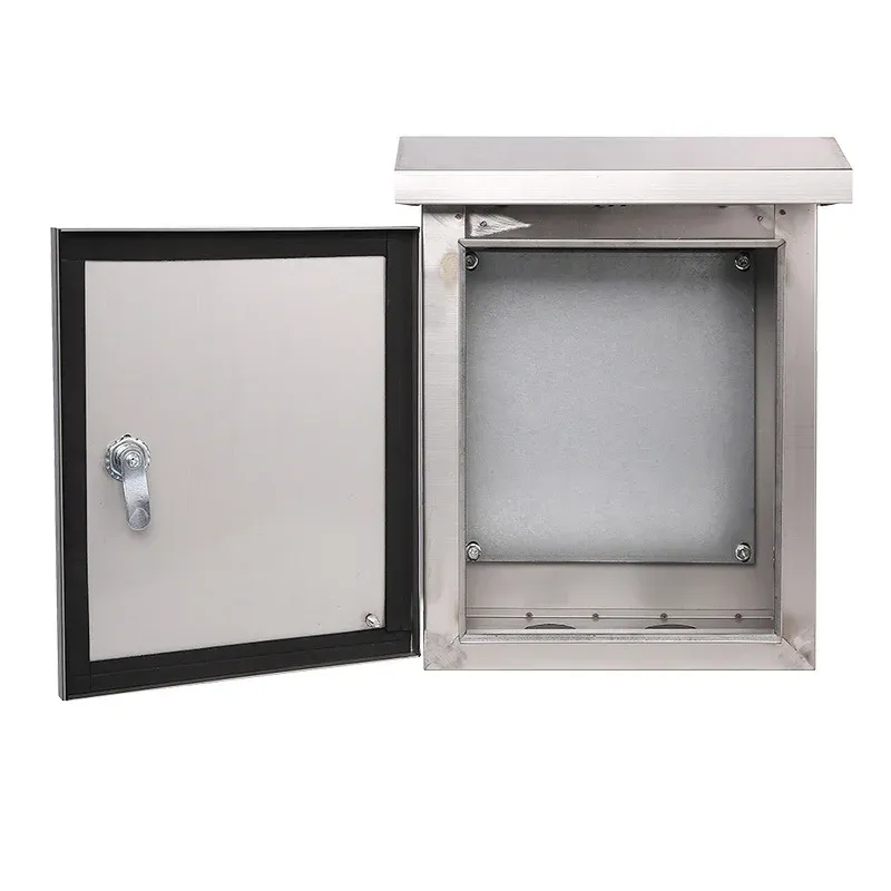 Outdoor Electric Control Stainless Steel IP65 Distribution Box 304 Galvanized Steel Waterproof Hoop Electronics Instrument-boxintelecom