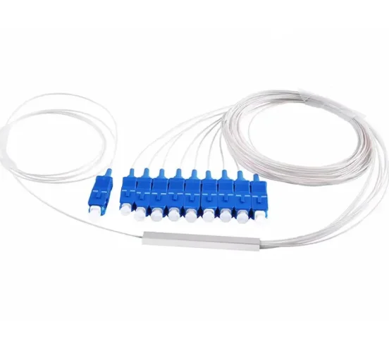 FTTH APT Factory Price Unbalanced70/30 1x2 FBT Coupler  with  1x8 PLC Splitter1*9 1:9 1x9 Mini  Fiber Optic 1x9 PLC Splitter-boxintelecom