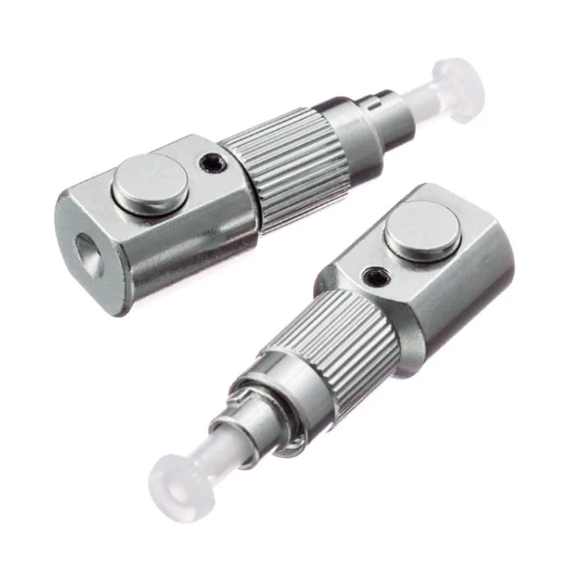 FC/UPC Round Flange Fiber Optic Adapter - Telecom Grade Bare Fiber Coupling Connector with
