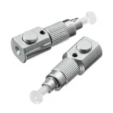 FC/UPC Round Flange Fiber Optic Adapter - Telecom Grade Bare Fiber Coupling Connector with