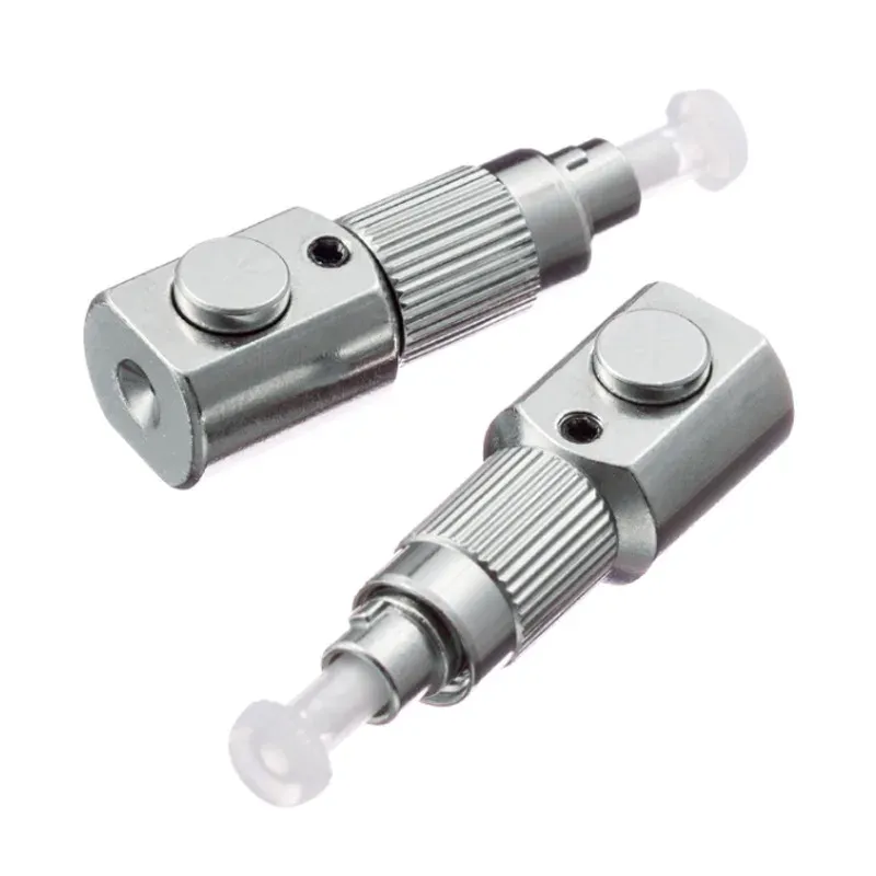 FC/UPC Round Flange Fiber Optic Adapter - Telecom Grade Bare Fiber Coupling Connector with