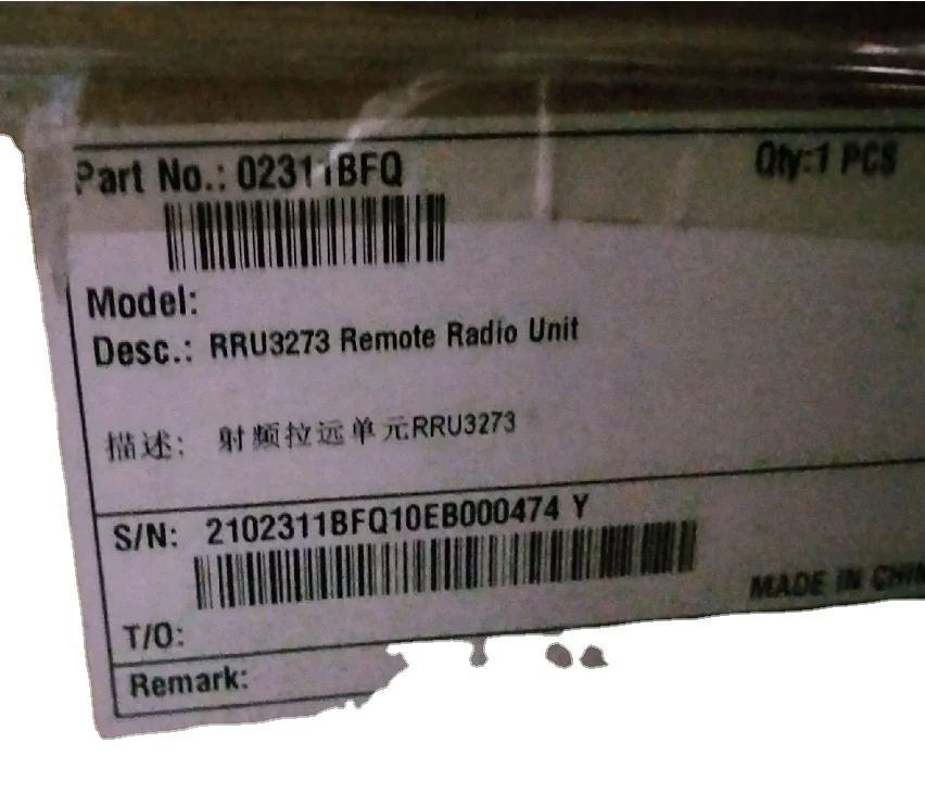 Base Station RRU3273 02311BTC Remote Radio Unit DBS3900 LTE-boxintelecom