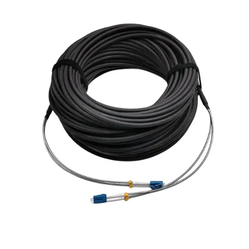Optical Cable Assembly DLC/UPC to DLC/UPC Single-mode 2 Cores GYFJH-2G.657A2 Armored Branc
