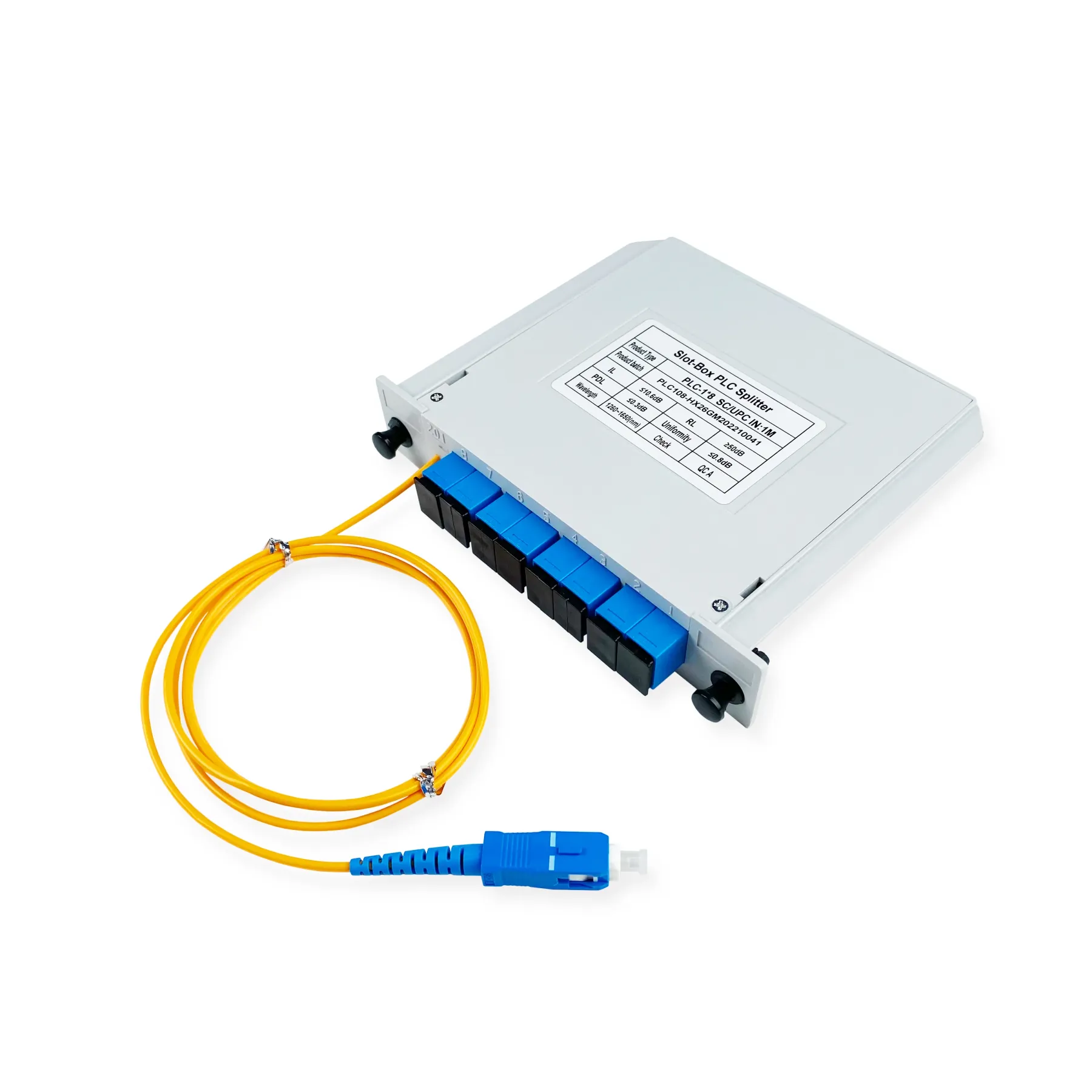 LGX Cassette 1*17 SCUPC Excellent Uniformity  Cassette Type Fiber Optic PLC Splitter Sc/Up