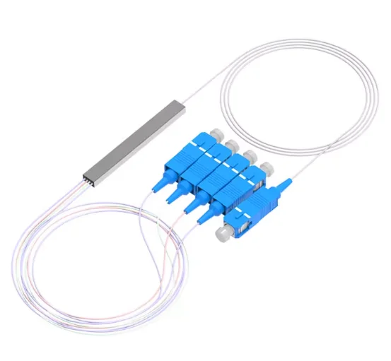 1x2 1x4 1x8 1x16 SC UPC Mini PLC Optic Beam Splitter Single Mode with SC UPC Connector