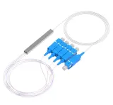 1x2 1x4 1x8 1x16 SC UPC Mini PLC Optic Beam Splitter Single Mode with SC UPC Connector Min