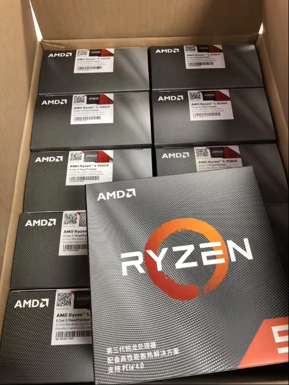 A-M-D 3.9GHz 6 Core 12 Thread AM4 Games CPU for Desktop Computer Motherboard New Original Box AMD R5 5600G-boxintelecom