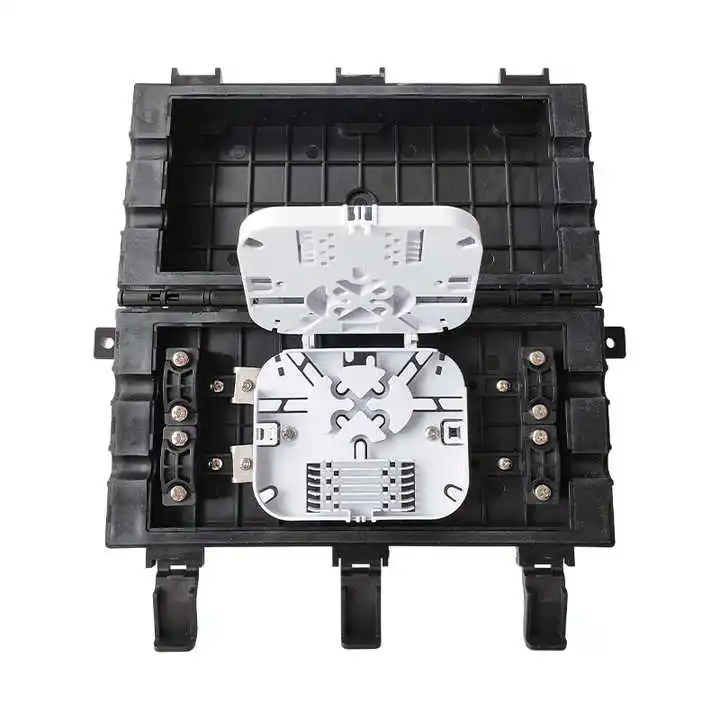 Mini Optical Cable Horizontal Fiber Optic Splice Closure Outdoor Use FTTH Box GPRS 4G WiFi