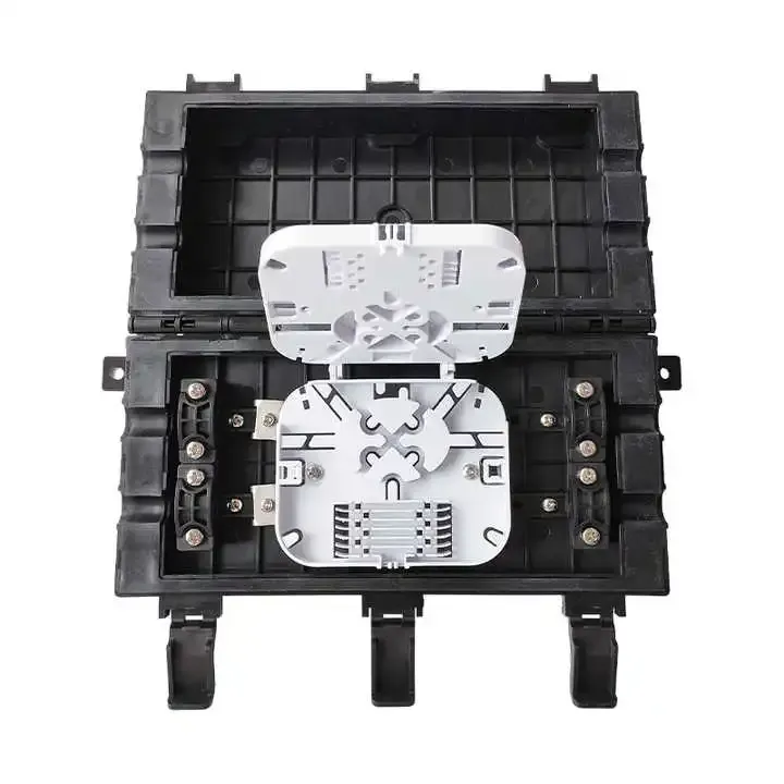 Mini Optical Cable Horizontal Fiber Optic Splice Closure Outdoor Use FTTH Box GPRS 4G WiFi