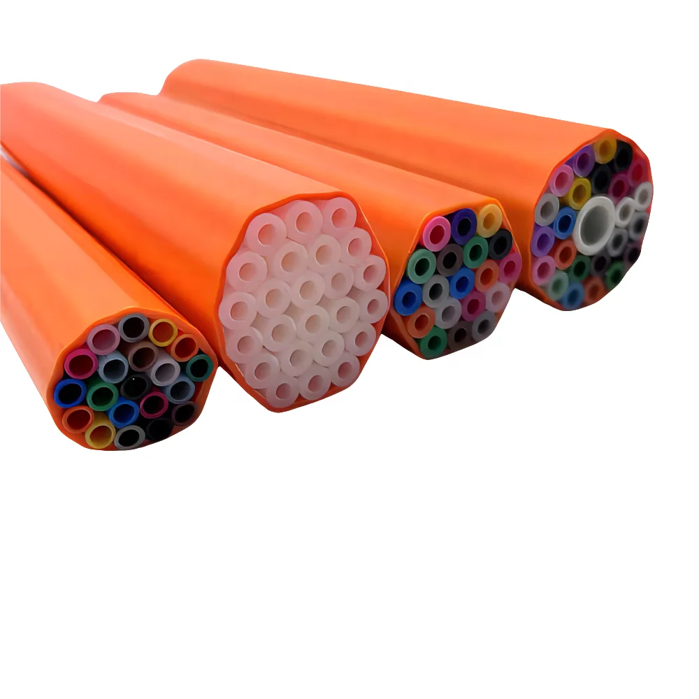 HDPE Microduct Bundle 19/24/36-Way 7/3.5mm Inner/Outer Diameter 1.2mm PE Sheath Model