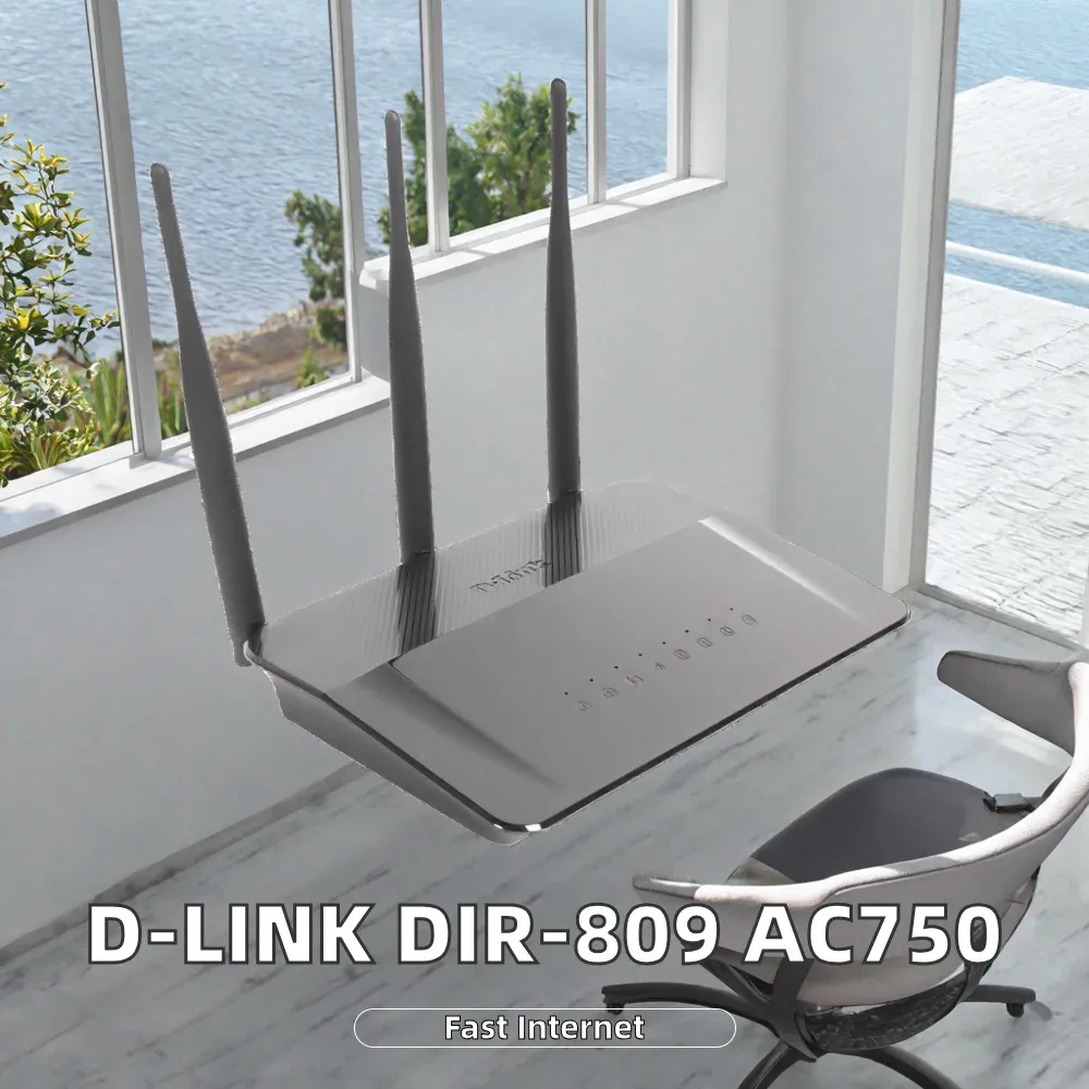 D-Link DIR-809 AC750 New Portable Wireless Dual Band Router 750Mbps Firewall Repeater 5GHz & 2.4GHz Home Use VoIP Function-boxintelecom