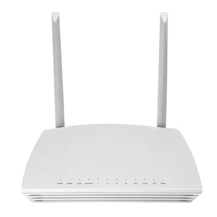 ONT ZC-521 Dual Band GPON ONU FTTH Modem Xpon ONT with 4GE+1POTS+2USB+2.4G&5G WiFi Professional Router for Fiber Optic Equipment-boxintelecom