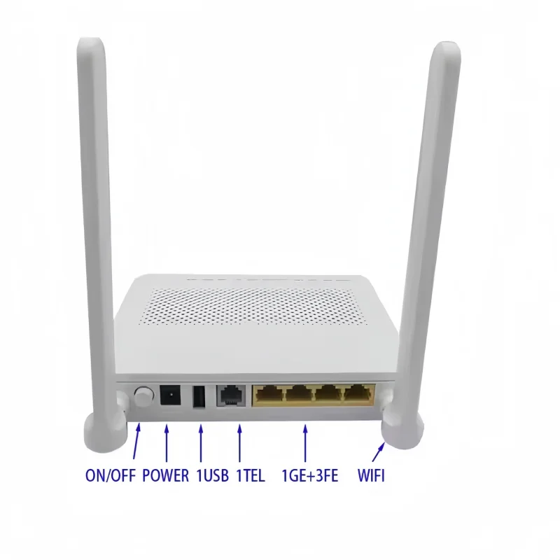 Factory Direct Cheaper Price HG8546M ONU GPON/EPON/XPON FTTH FTTB FTTX 1GE+3FE+1Tel+USB+WiFi English Firmware Energy Saving ABS-boxintelecom