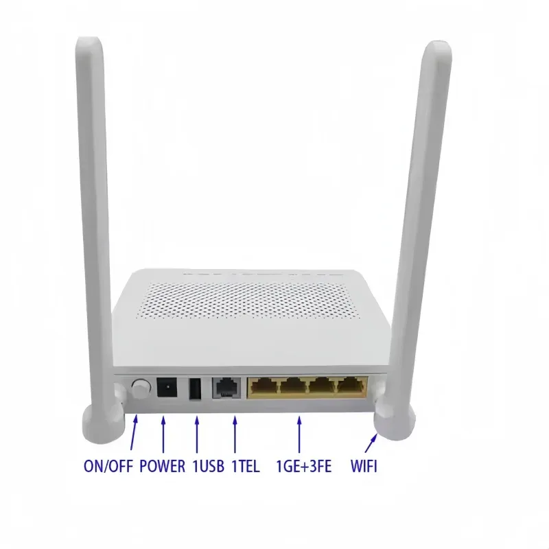 Factory Direct Cheaper Price HG8546M ONU GPON/EPON/XPON FTTH FTTB FTTX 1GE+3FE+1Tel+USB+WiFi English Firmware Energy Saving ABS-boxintelecom