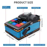 FTTH Fiber Optic Cable Fusion Splicer Optical Splicing Welder Machinefiber  Six Motorsfusi