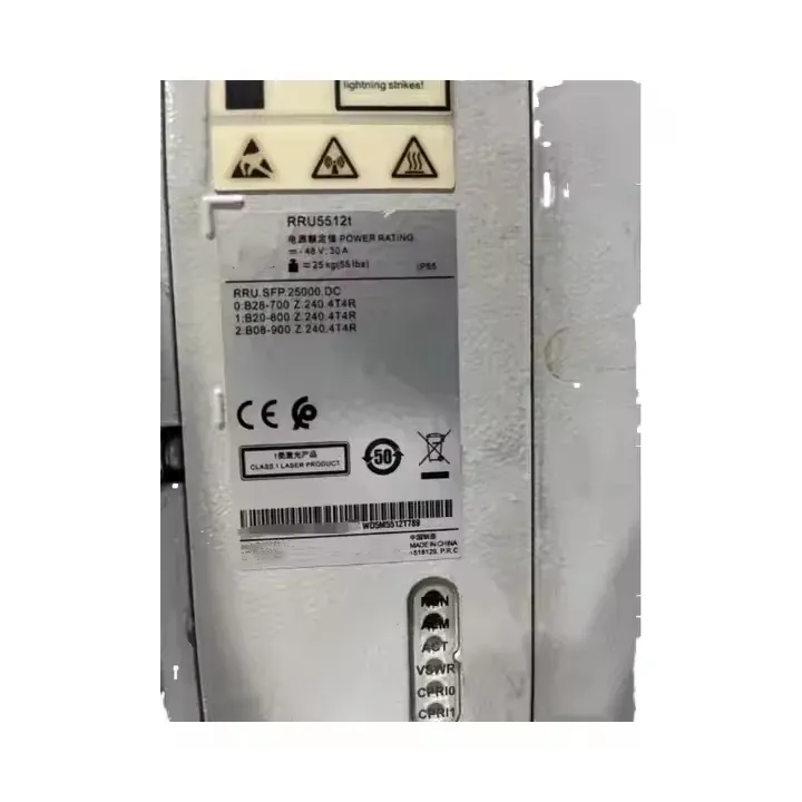 RRU5512T 4X80W Multi-Mode 700-900MHz IP65 CPRI 6.144Gbps WD5M5512T789 02312YMW Base Statio