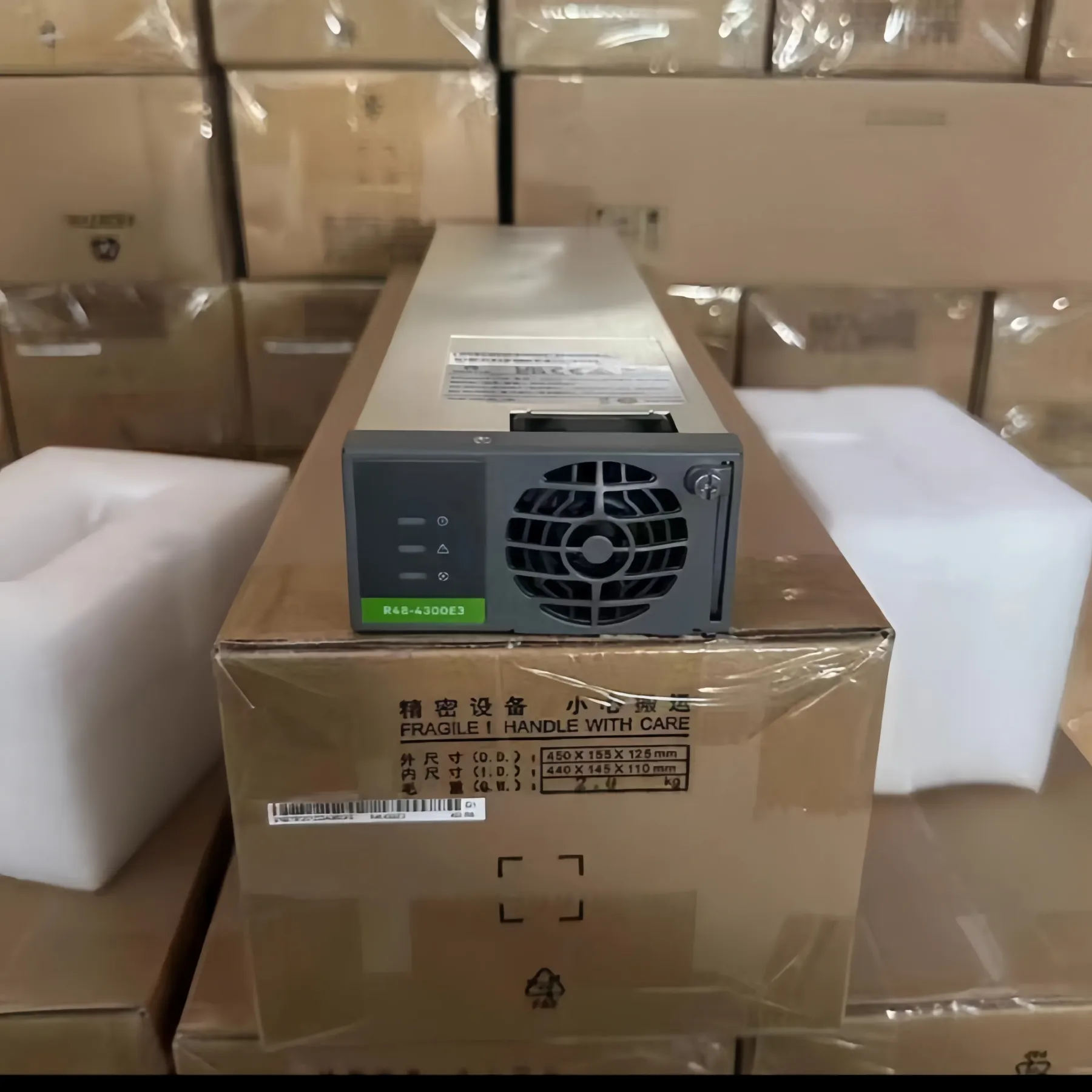 R48-4300e3 53.5V 80A 48V DC Telecom Network Power Supply Rectifier Module for Induction Heating Muchen/OEM Brand 4320W Max Power-boxintelecom
