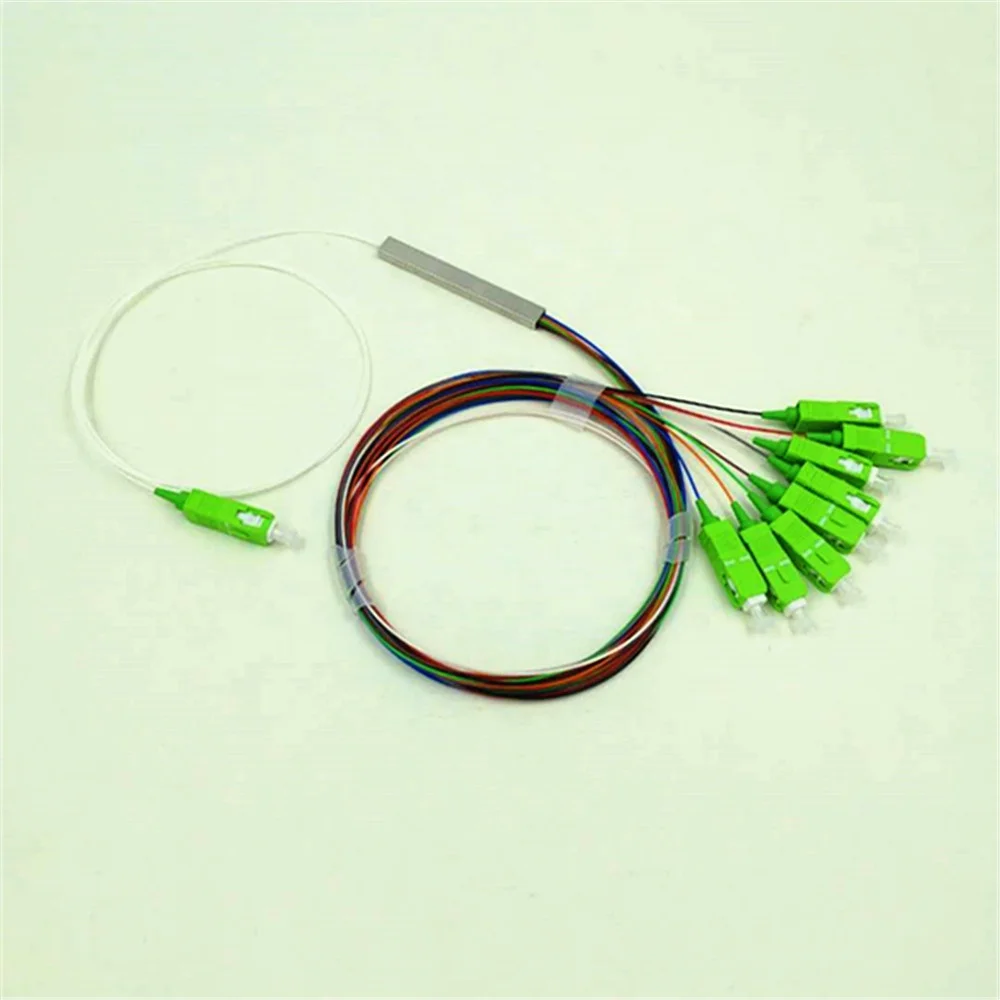 1x2 1x4 1x8 1x16 1x32 1x64 Mini Package FC/SC/ST/LC Connectors Sm 0.9mm Cable Mini Optical Fiber Optic PLC Splitter