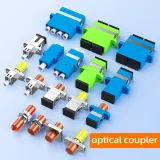 High Quality Telecom Grade Fiber Optic SC Simplex Flange Adapter Coupler Docking Adapter C