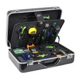 TFS-40N Fiber Optic Tool Kit for Splicing Tool Set Include OPM VFL Fiber Cleaver Fiber Str