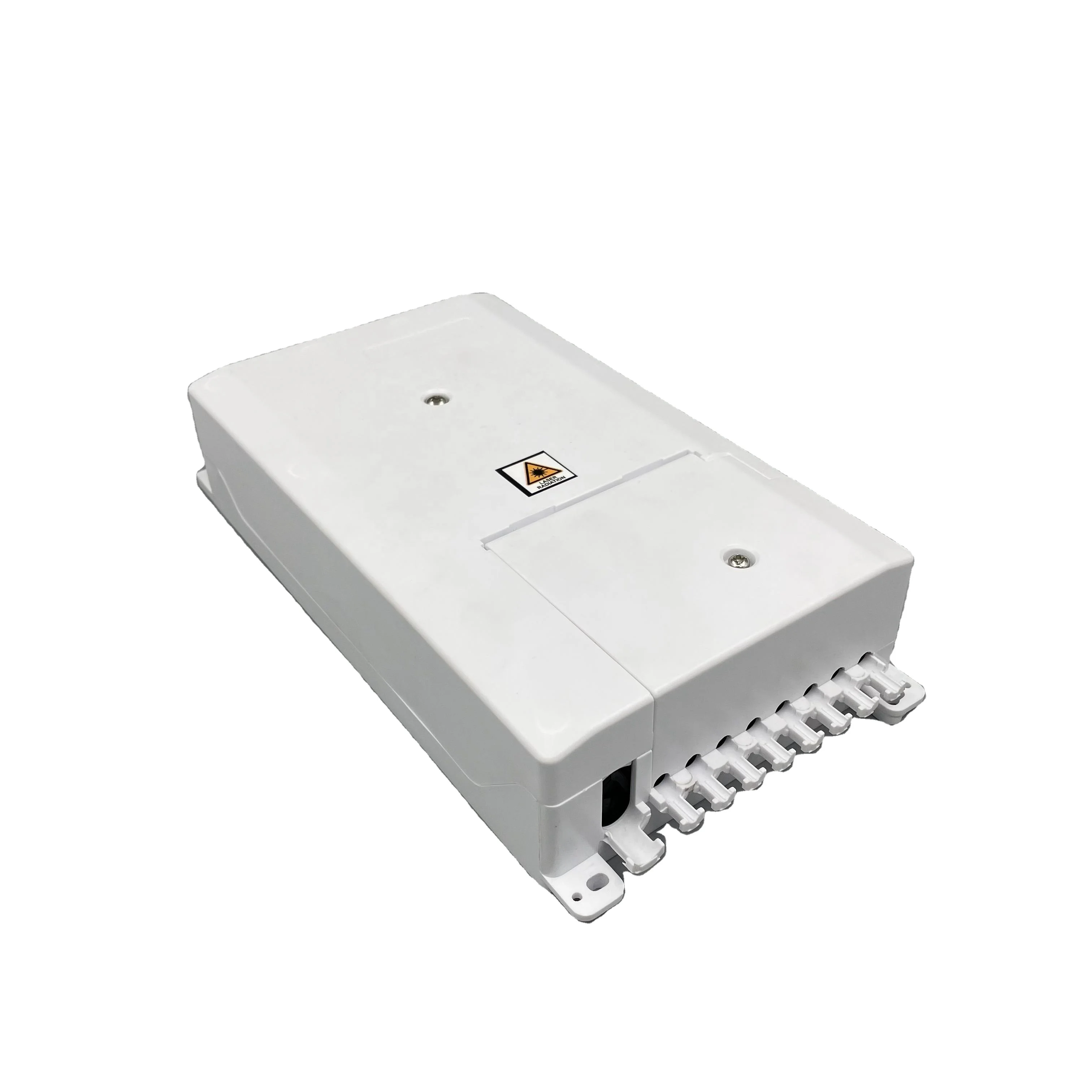 ftth box  fiber optic 8 core distribution box with  mini 1*8 plc splitter fiber optics box