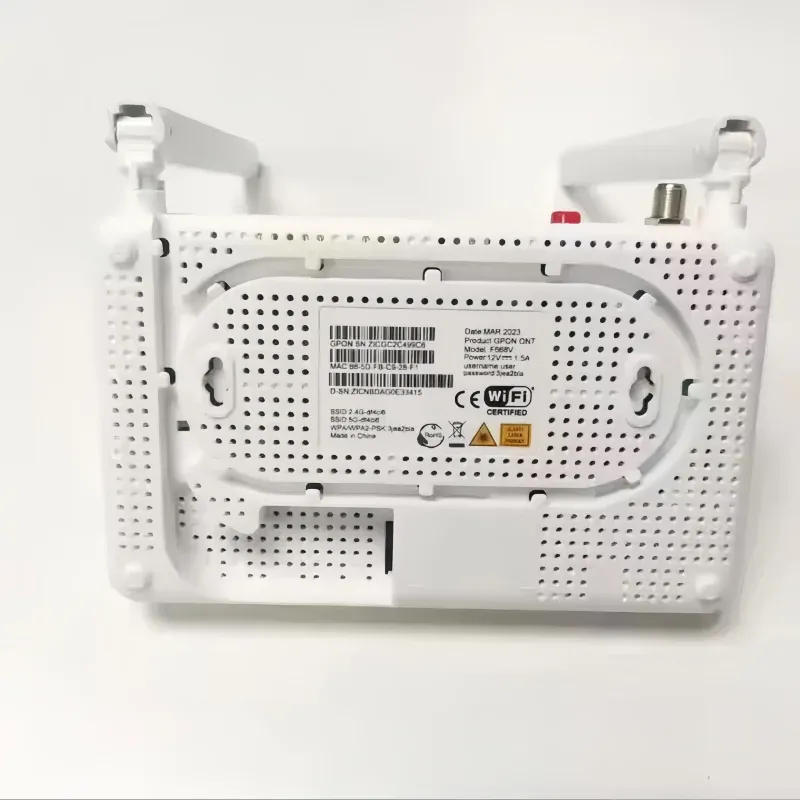 ZT Spering F668V ONU ONT Xpon 4GE+1POTS+2USB+CATV+WiFi 2.4G/5G 5dBi Dual Band DC Power 9 Lights Modem FTTH 1 Year-boxintelecom