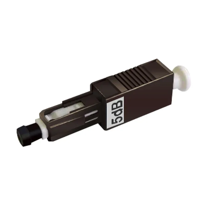 MU/UPC 3DB / 5dB Fiber Optic Attenuator - Male to Female Fixed Flange Type Optical Attenua