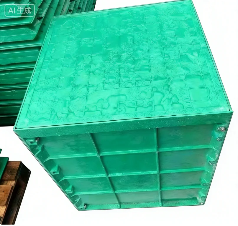 Composite Resin Cable Handhole Underground Inspection Pit Telecom Fiber Manhole Electrical Communication Handhole Box with Cover-boxintelecom