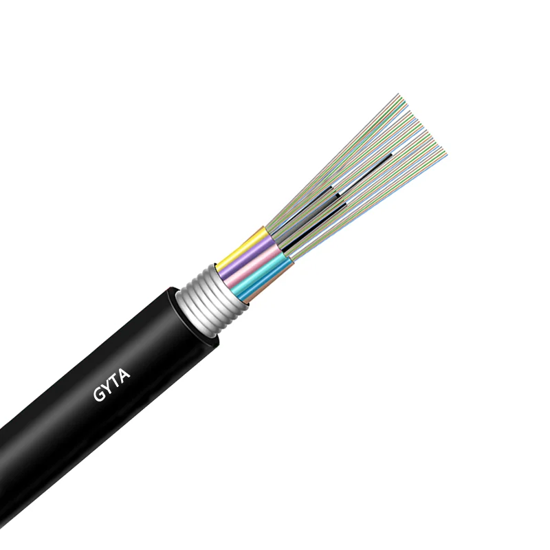 GYTA 8 12 24 48 Core Fiber Optic Cable Single Mode Outdoor Communication Cable-boxintelecom