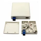 Optical Fiber Box Indoor Wall Mounted Mini 2 Core FTTH Fiber Optic Termination Box 86 Pane