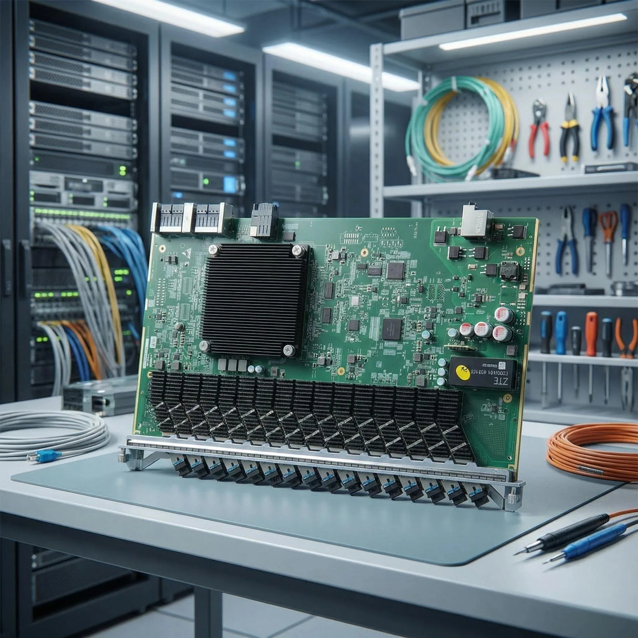 Brand New 16-Port XGSPON & GPON Combo Service Board with SC Connector GFCH Fiber Optic Equipment-boxintelecom