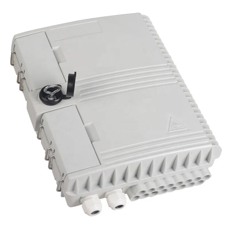 Fiber Optic Distribution Box Plc Splitter White  Black Color Odb Nap 16 Core Optical Fiber Terminal  Ftth Nap  Box-boxintelecom