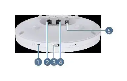 AirEngine 6761S-21T 02353XBR 11ax Indoor,2+2+4 Three Bands,smart Antenna,USB,BLE Indoor Wireless Access Point 0