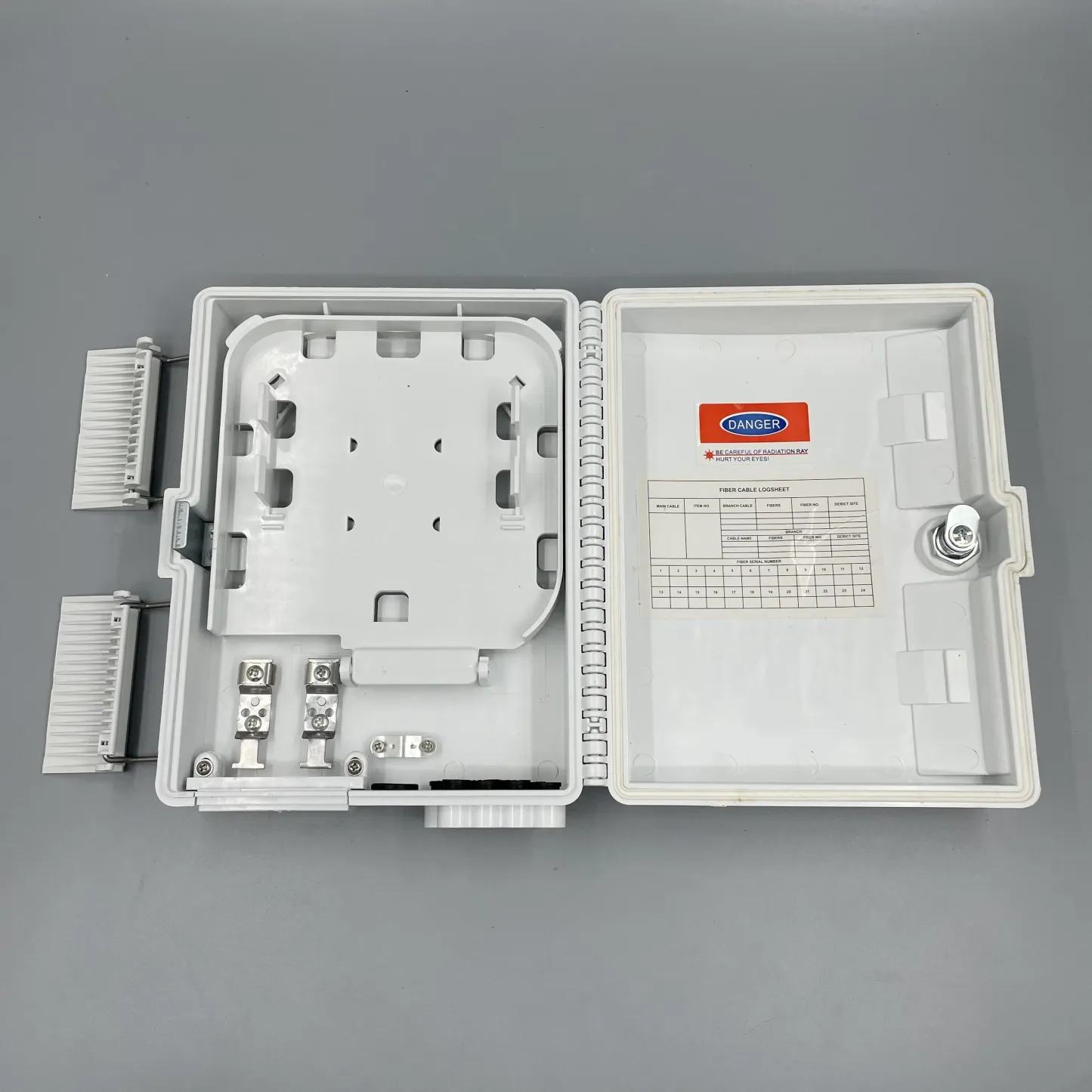 Hot Sales Fiber Optic Terminal Box 8 Ftth Cajas Nap Box Ftth with  PLC Splitter 1x8 Fiber 