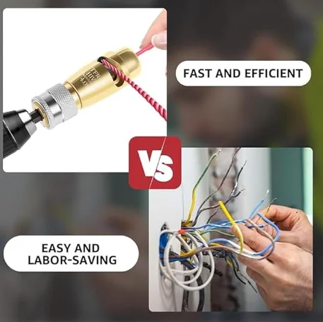 Aluminum Alloy  Cable Peeling Twister Tool Wire Stripping Electric Wire Stripper Portable Electric Drill  Wire Stripper-boxintelecom
