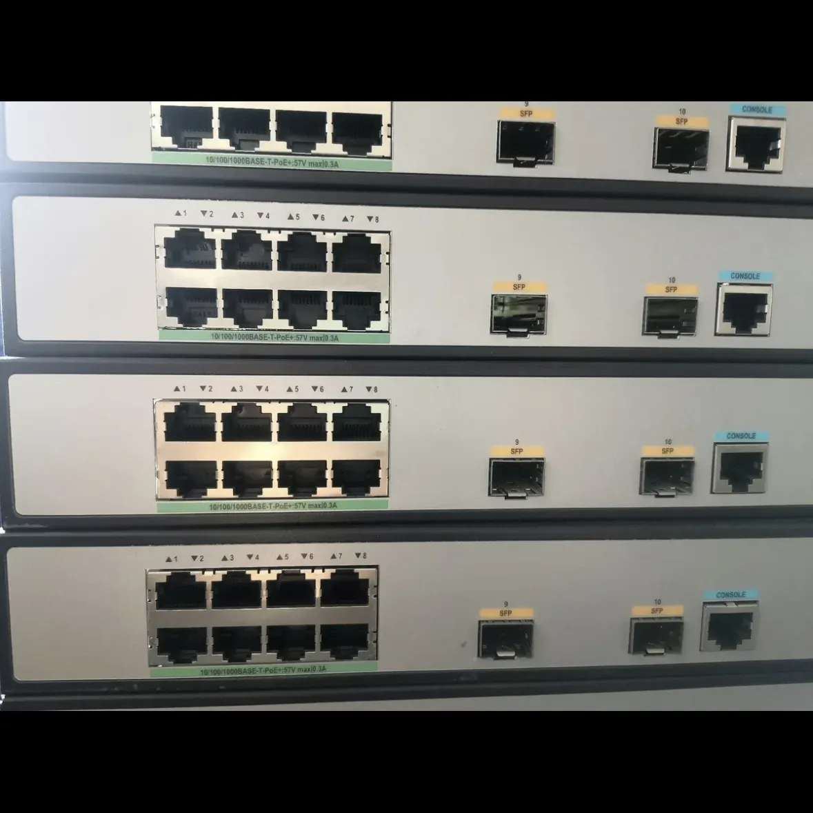 High Quality H3C SMB-S5008PV5-EI Full Gigabit 8-port Network Switch + 2 Optical Port WEB Management Instead of PV3-boxintelecom