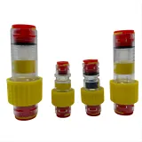 14mm Gas-Water Block Straight Microduct Coupler for FTTX Fiber Blowing Cable Protection