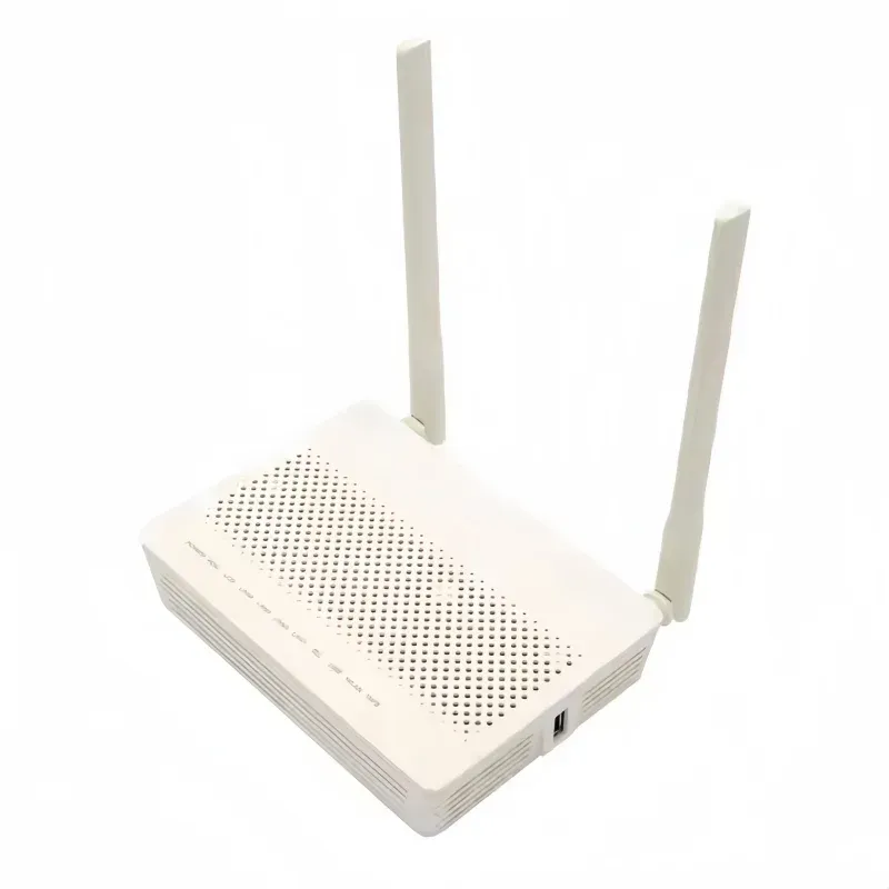 Xpon EG8141A5 Fiber Optical WiFi Router with 1GE+3FE+Voice+USB GPON/EPON ONU Modem English Version for FTTH-boxintelecom