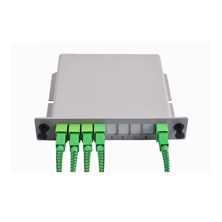 1x4 SC APC Slot Box Plug-in Box Fiber Optic Plc Splitter 1*4-boxintelecom