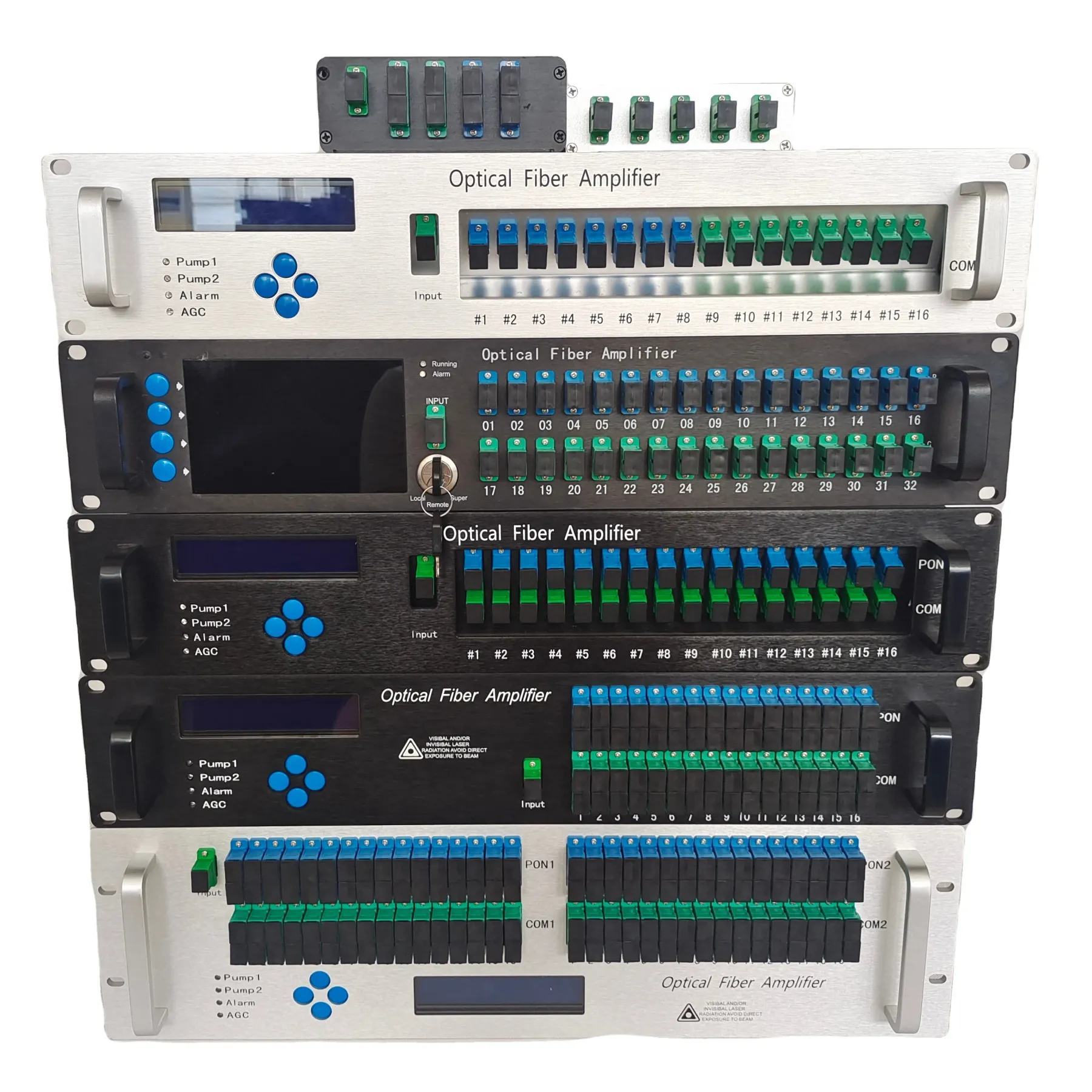 EDFA for FTTH  CATV  8 16 32 ports 19 22 23dbm 1550nm high power EDFA Fiber Optical Amplif
