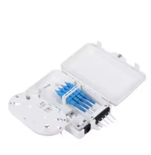 4 Cores FTTH Fiber Optic Distribution Box for Optical Splitter Applications